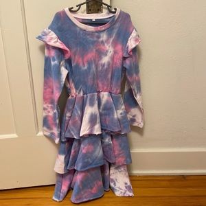Girls tie dye dress